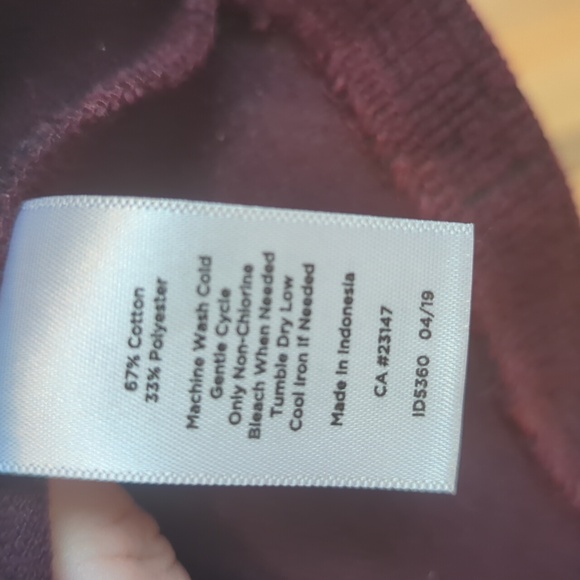 Talbot's women's dress shirt in heathered maroon - Picture 4 of 4